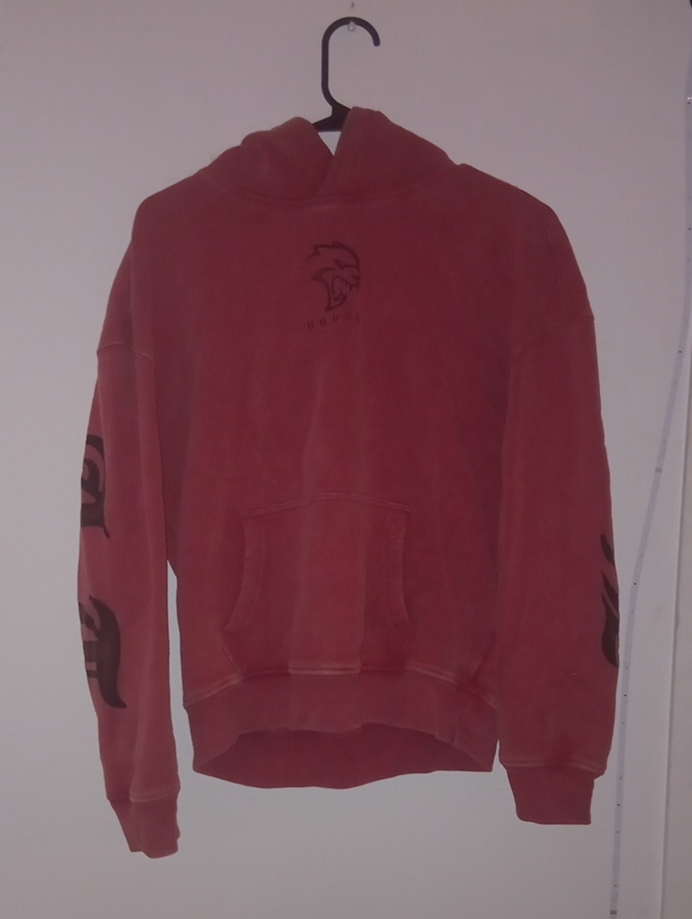 Hollister Dodge Hellcat Viper Graffic Hoodie Size XS Color Faded Red